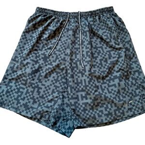 Nike Dri-FIT Megapixel Running Shorts Medium 7” Black Gray Athletic